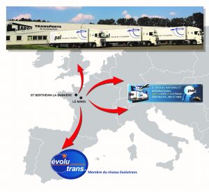 Transports Tarot couverture France et Europe