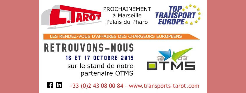 Transports Tarot à Top Transport 2019 via OTMS