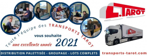 Transports Tarot vous souhaitent une excellente année 2021