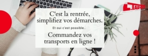 Simplifiez vos démarches, commandez votre transport en ligne via notre application Vous cliquez, nous livrons