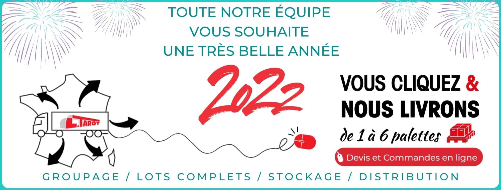 Nous vous souhaitons une très belle année 2022