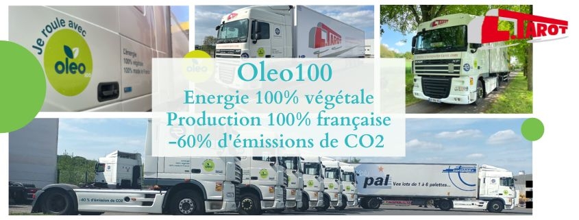 Equipement de nos camions DAF Euro 5 pour rouler à l'Oleo100, 100% végétale et français