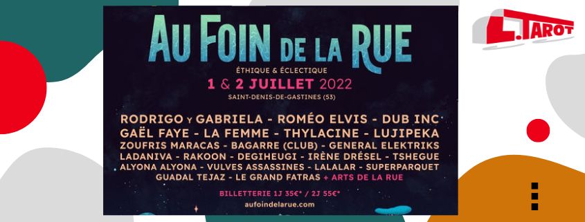 Participation des Transports Tarot au festival Au Foin de la Rue 2022