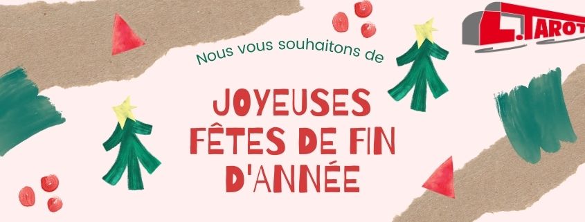 Nous vous souhaitons de joyeuses fêtes de fin d'année