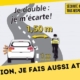 Sécurité routière quand on double un vélo on s'écarte de 1,50m