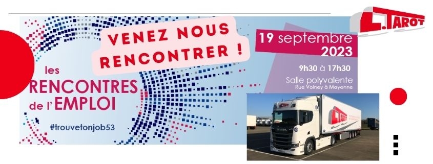 Retrouvez nous aux Rencontres de l'Emploi à Mayenne