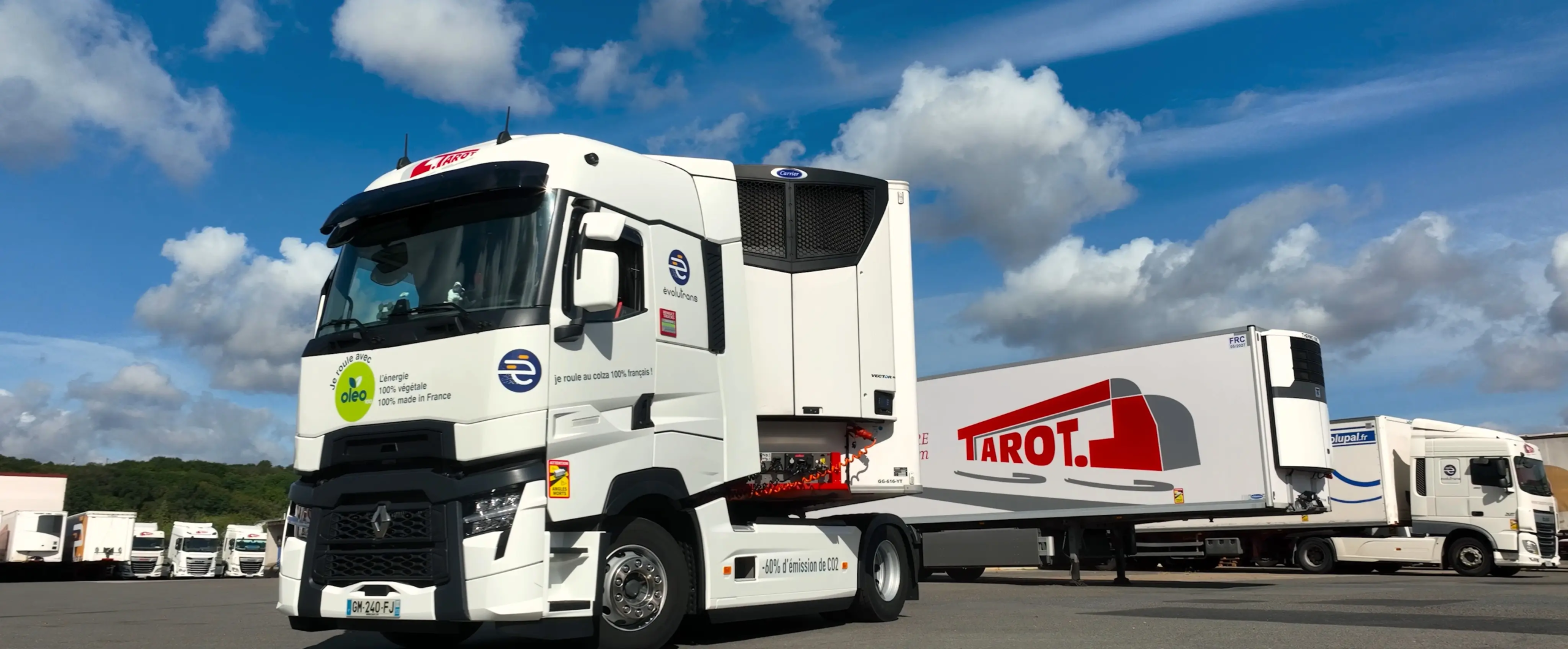 Equipement technologie Eco-Drive de Carrier Transicold des Transports Tarot
