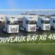 Arrivée de nouveaux camions DAF XG480