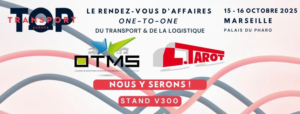 Événement Top Transport Europe 2025 Marseille – Rendez-vous transport & logistique avec Transports Tarot et OTMS stand V300